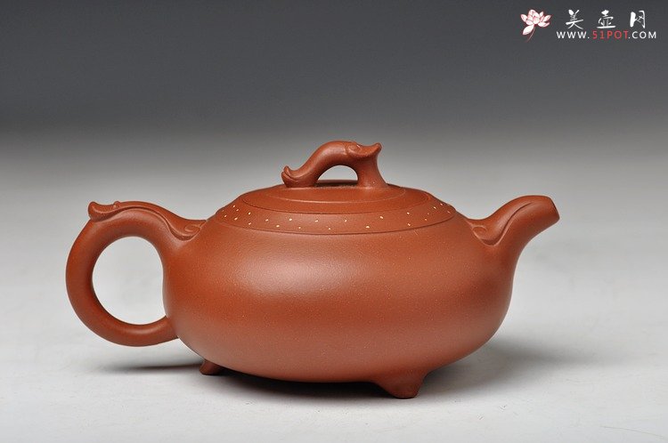 紫砂壶图片：龙头如意 线条流畅 送礼自用 - 美壶网