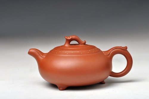 顾小英紫砂壶 龙头如意 线条流畅 送礼自用 原矿清水泥