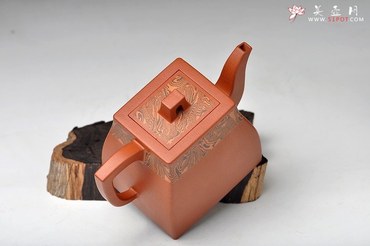 紫砂壶图片：全手胶泥 汉方 - 美壶网