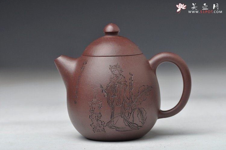 紫砂壶图片：四大美女 四种泥料 龙蛋 仅此一套 精工佳作 送礼自珍 - 美壶网