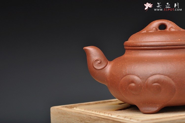 紫砂壶图片：国家级研究员级工艺大师-蒋彦经典原创作品 瑞年如意 - 美壶网