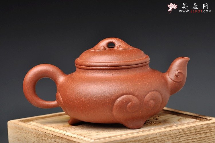 紫砂壶图片：国家级研究员级工艺大师-蒋彦经典原创作品 瑞年如意 - 美壶网