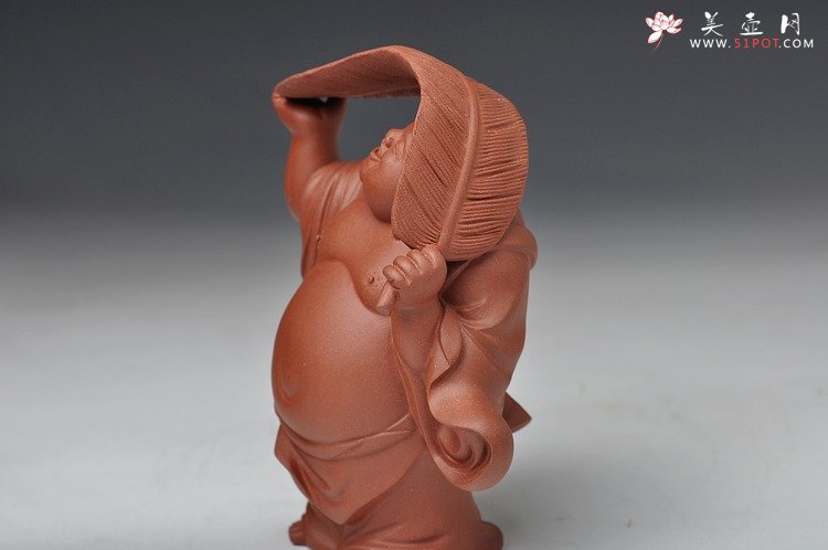 紫砂壶图片：形神兼备 精品 芭蕉罗汉 - 美壶网