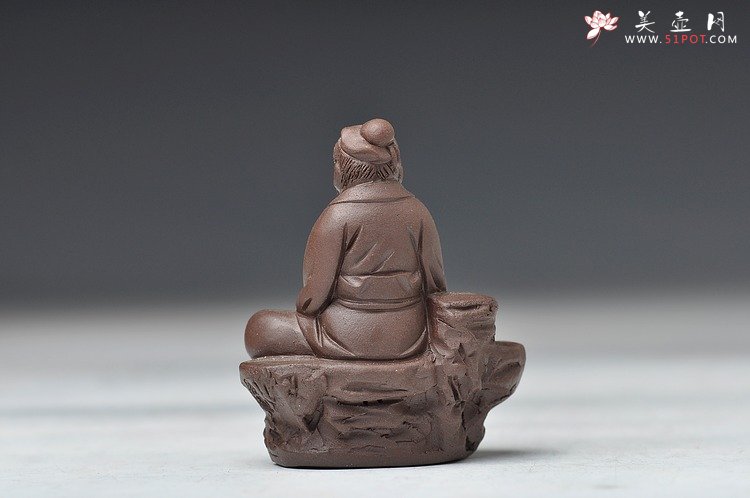 紫砂壶图片：陆羽品茶 好玩的茶宠 - 美壶网