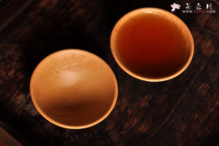 紫砂壶图片：老段泥斗笠杯 荷韵生香~ - 美壶网