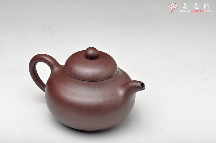 紫砂壶图片：珠圆玉润 实用大品 敦厚  手工练泥 全手工圆珠   - 美壶网
