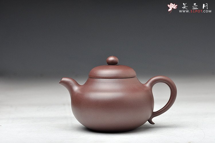 紫砂壶图片：珠圆玉润 实用大品 敦厚  手工练泥 全手工圆珠   - 美壶网