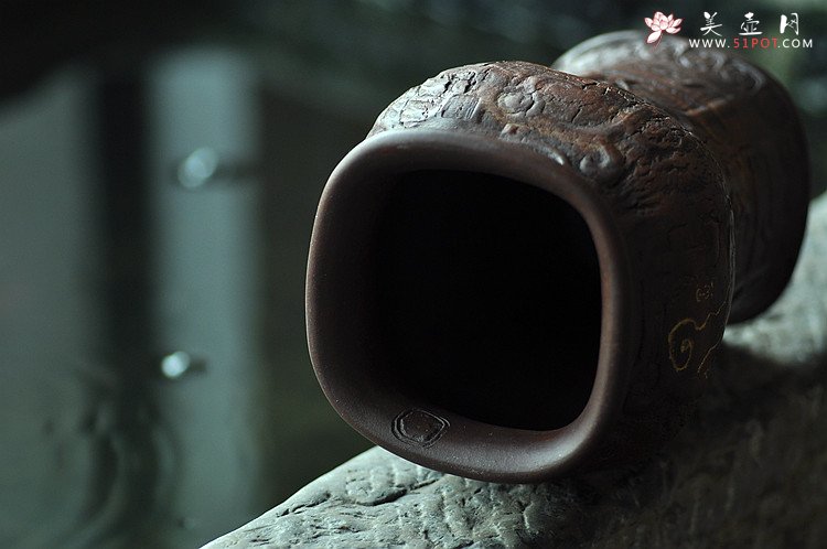 紫砂壶图片：云水禅心/如意致祥  青铜文化之全手樽 花瓶笔筒 韵味十足 - 美壶网