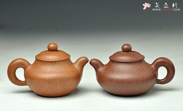 紫砂壶图片：蓄势内敛 趣味盎然 全手婉珠 创新技法表现 非常有味道~  紫泥和段泥两种 - 美壶网