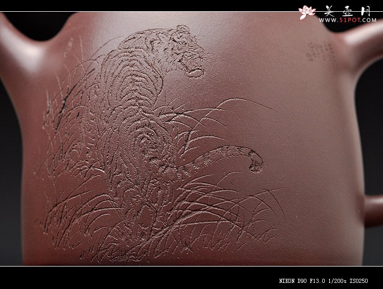 紫砂壶图片：有骨有肉的全手汉铎 有骨有肉的虎   精品 - 美壶网