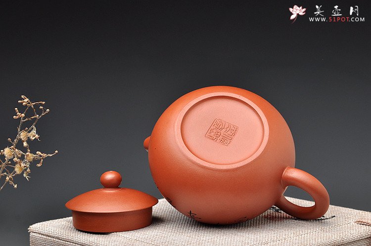 紫砂壶图片：谁赏素腰轻o(∩_∩)o  红泥西施 韵味十足 - 美壶网
