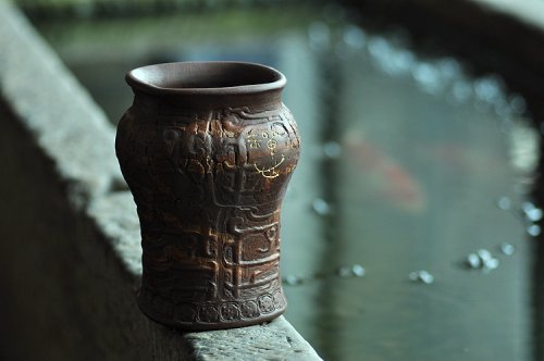 刘世涛紫砂壶 云水禅心/如意致祥  青铜文化之全手樽 花瓶笔筒 韵味十足 