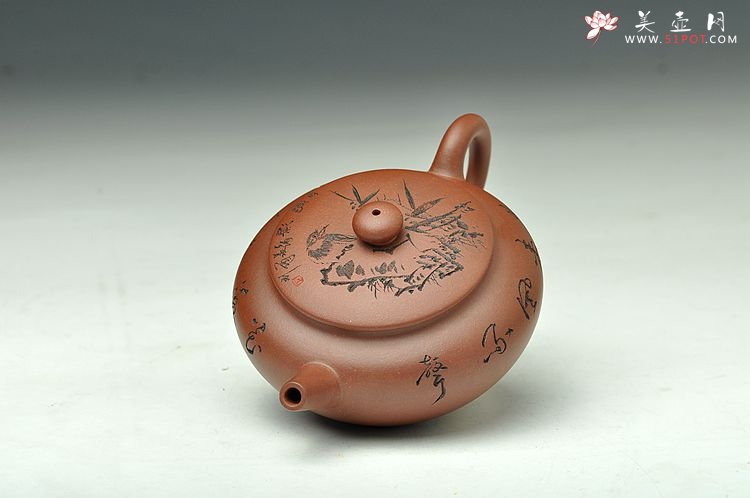 紫砂壶图片：夜来风雨声  花落知多少  璞玉 - 美壶网