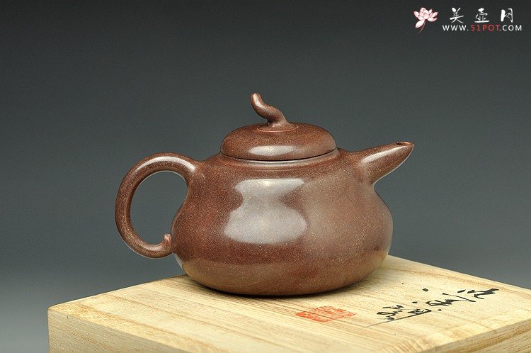 紫砂壶图片：水磨葫芦 全手作品 曼生十八式  仅此一件 - 美壶网