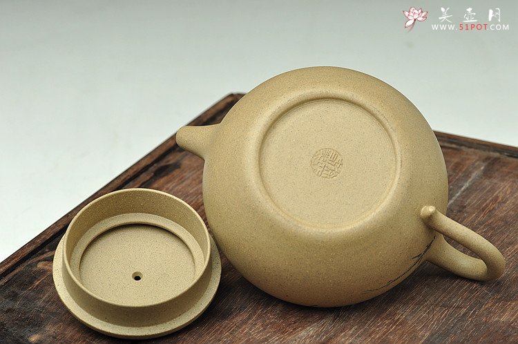 紫砂壶图片：新作 全手直流柿圆 实用精品 陆逸舟装饰 - 美壶网