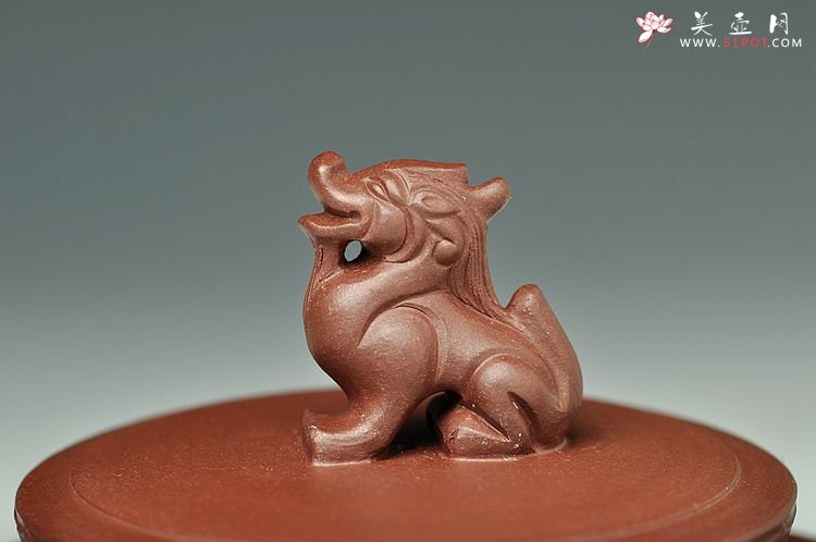 紫砂壶图片：陈进最新力作 大气厚重 全手中华情 送礼精品 - 美壶网