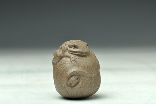 美壶定制紫砂壶 美壶定制最新出品 和气生财 栩栩如生  原矿段泥