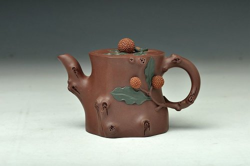 崔巍健紫砂壶 实用花器小品   杨梅桩 原矿紫泥