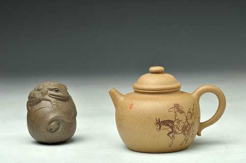 朱牧清紫砂壶 摹古之作 古朴动人 全手大彬圆钮 老段泥 原矿段泥