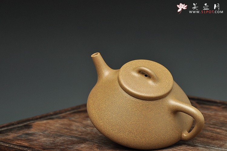 紫砂壶图片：性价比好瓢 全手段泥小子冶石瓢 挺拔秀气 - 美壶网