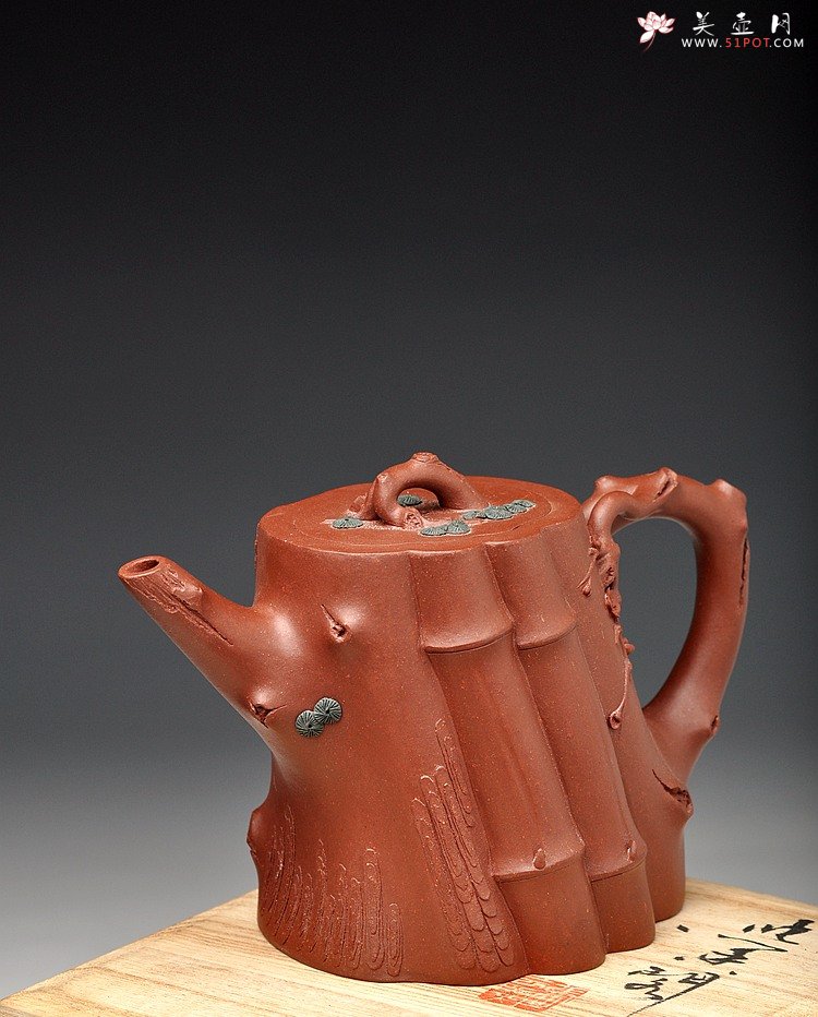 紫砂壶图片：单志萍2013全手工大赛同款作品 舞动之魅 全手三友祝福 - 美壶网