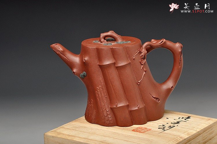 紫砂壶图片：单志萍2013全手工大赛同款作品 舞动之魅 全手三友祝福 - 美壶网