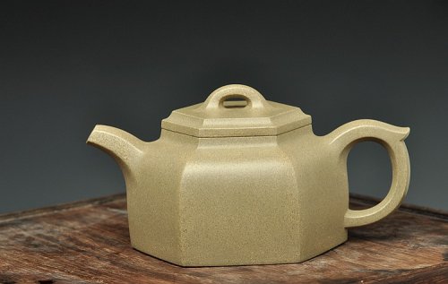 许学军紫砂壶 许学军全手工二等奖获奖作品 全手六方井泉  经典代表作 原矿段泥