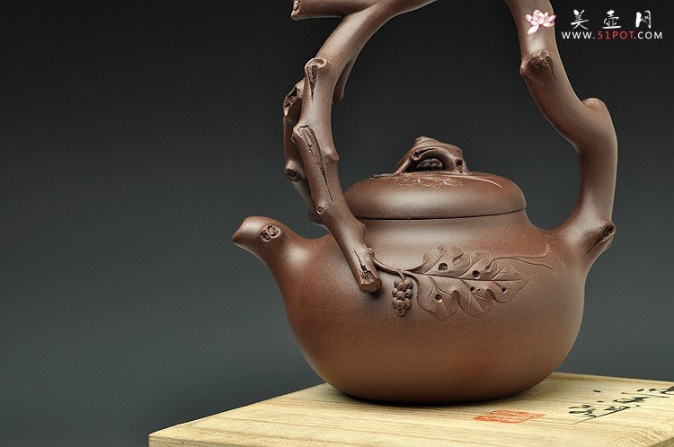 紫砂壶图片： 丰收提梁 - 美壶网