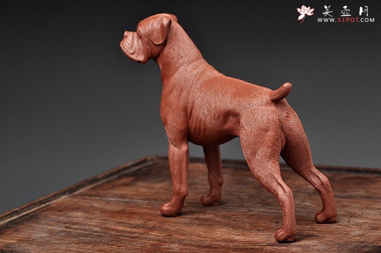 紫砂壶图片：李爱民之拳师 旺财 精品代表作 野性的呼唤o(∩_∩)o  - 美壶网