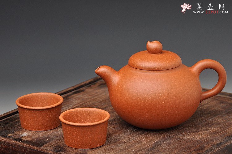 紫砂壶图片：美壶特惠之降坡泥圣桃套壶 加量不加价 庆双节 - 美壶网