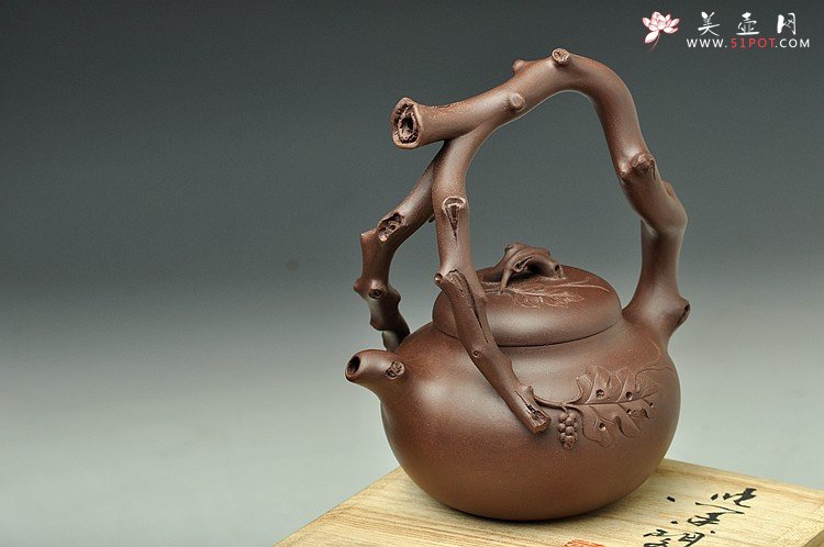 紫砂壶图片： 丰收提梁 - 美壶网