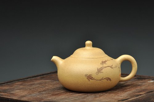 朱牧清紫砂壶 上善若水之玉乳 原矿段泥