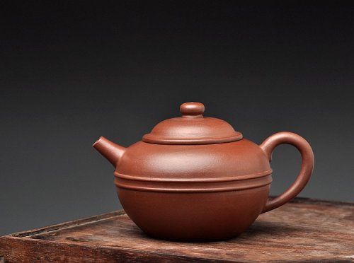 潘小东紫砂壶 潘小东全手新作 追慕古韵  明式腰线  原矿紫泥