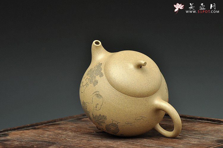 紫砂壶图片：曼生匏瓜 颇有玩味~~ - 美壶网