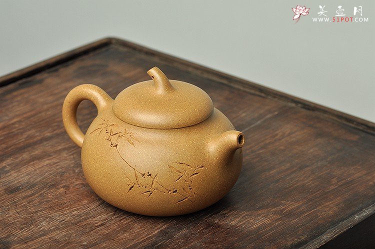 紫砂壶图片：邱玉林大师装饰 拙味十足圆润敦厚  全手茄段 实用收藏 - 美壶网