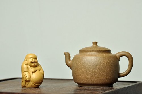 陈进紫砂壶 摹古之作  全手墨林小壶 原矿段泥