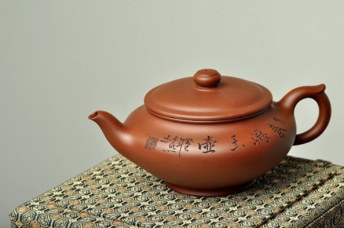 张云熙紫砂壶 张云熙最新作品 线条流畅 凤鸣 原矿清水泥