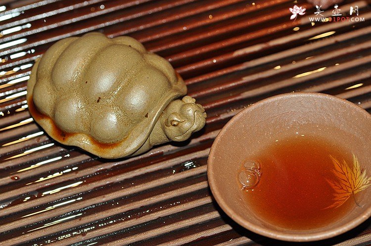 紫砂壶图片：栩栩如生 龟虽寿 - 美壶网