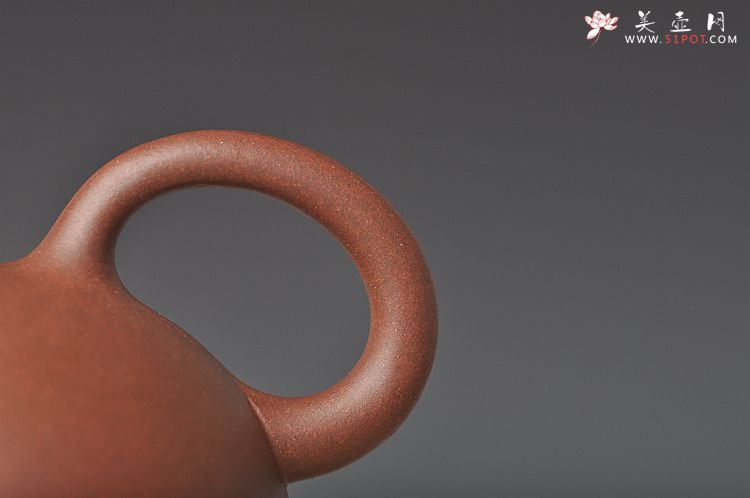 紫砂壶图片：造型饱满圆润 做工精雅 全手工西施 - 美壶网