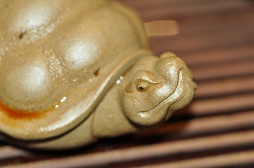 美壶定制紫砂壶 栩栩如生 龟虽寿 原矿段泥