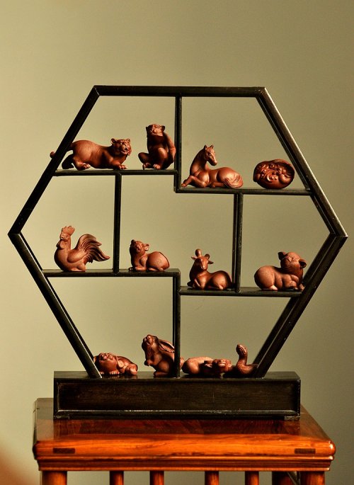 美壶定制紫砂壶 精品拉毛版十二生肖 栩栩如生 做工精细 