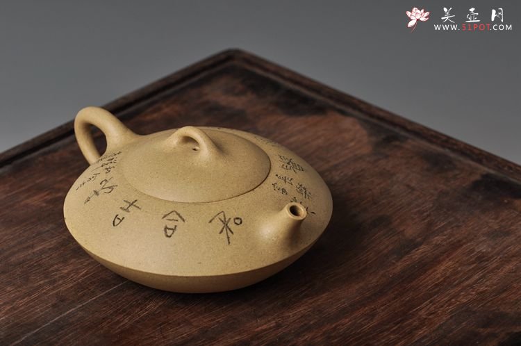 紫砂壶图片：本绿合欢 - 美壶网