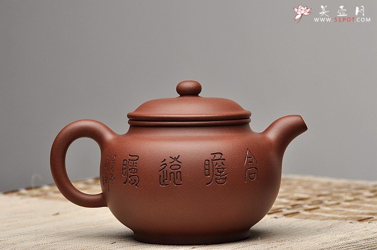 紫砂壶图片：浑厚大气 高瞻远瞩 全手掇只 - 美壶网