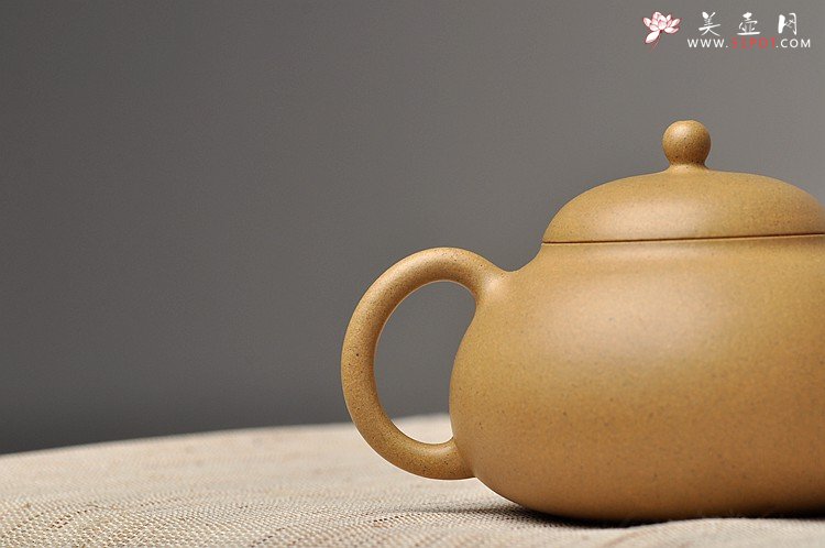 紫砂壶图片：马景辉 经典作品 本绿西施 - 美壶网