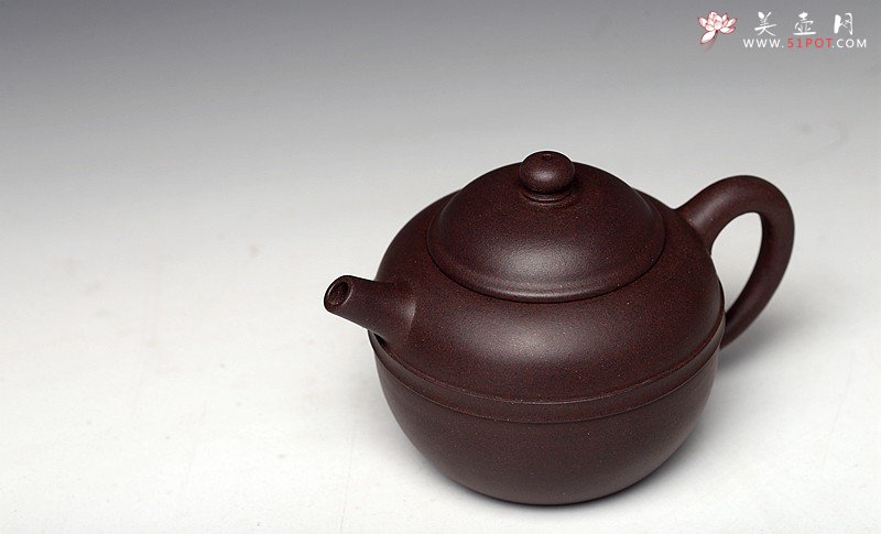 紫砂壶图片：美壶特惠 茶人最爱 实用 摹古系列之黑星土 明式腰线 - 美壶网