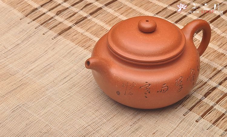 紫砂壶图片：器形端庄 优质降坡泥 颇有玩味~ 全手仿古 - 美壶网
