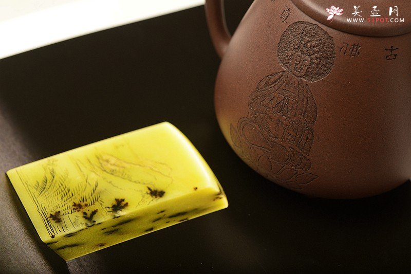 紫砂壶图片：刘世涛癸巳年年终作品 静雅至美 全手高石瓢 古韵风骨~ - 美壶网