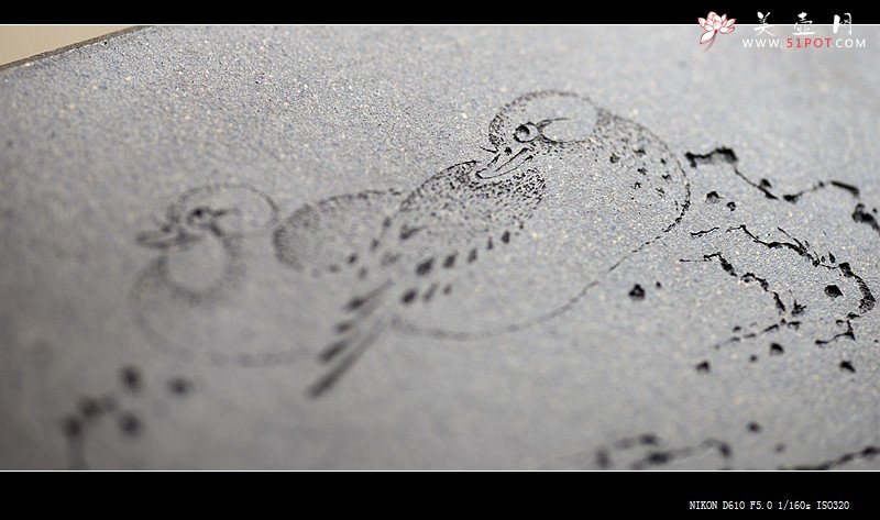 紫砂壶图片：清韵悠长 精工典范 小花盆 文房雅玩 国助和石装饰 - 美壶网