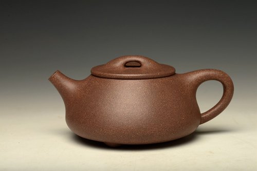 周斌紫砂壶 难得老紫泥调砂 器形端庄大气  全手霸王瓢 满瓢 原矿紫泥