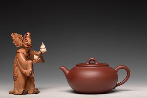 曲峰紫砂壶 线条优美 饱满 润玉 实用佳品 原矿底槽清